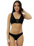 Vivid Ribknit Strappy Midkini 2pc Set