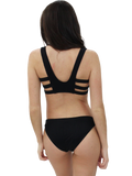 Vivid Ribknit Strappy Midkini 2pc Set